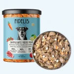 FIDELIS Karma Mokra Gotowana - świeży królik z brązowym ryżem, marchewką i żurawiną 400g