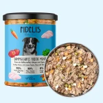 FIDELIS Karma Mokra Gotowana - świeży indyk z batatami, groszkiem i szpinakiem 400g