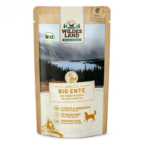 WILDES LAND DOG BIO Ente – bio kaczka 125g