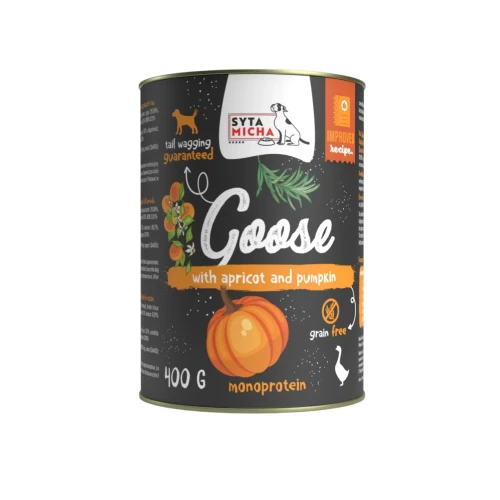 Syta Micha Gęś z morelą i dynią 400g