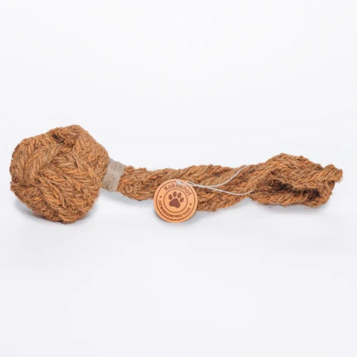 KokoFetch - Piłka z Włókna Kokosowego z Rączką 55 cm