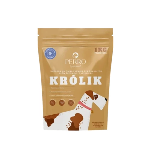 Perro Gourmet Karma tłoczona na zimno Królik 1kg