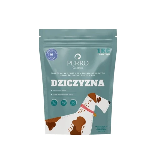 Perro Gourmet Karma tłoczona na zimno Dziczyzna 1kg