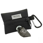 Firedog Mini Poop-bag Black - Mini saszetka na woreczki na odchody