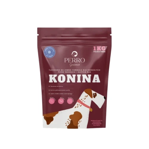 Perro Gourmet Karma tłoczona na zimno Konina 1kg