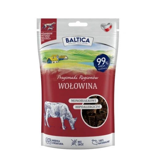 BALTICA Półmiękkie przysmaki Wołowina 99% 80g