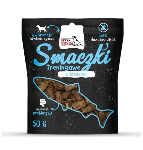 Smaczki treningowe z łososiem 50g Syta Micha