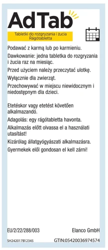 Tabletka-przeciw-pchlom-i-kleszczom-ELANCO-Adtab-dla-psa-2.5-5.5kg-etykieta.webp