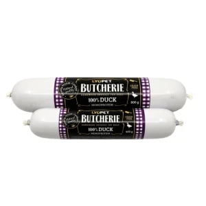 LYOPET Butcherie Kiełbasa treningowa Kaczka 400g
