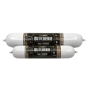 LYOPET Butcherie Kiełbasa treningowa Jeleń 400g