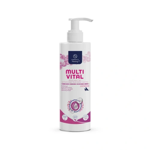 MultiVital 250 ml Hippovet Pharmacy kompleks witaminowy w formie żelu dla psów i kotów 250 ml