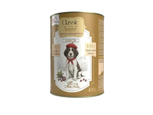 Syta Micha Classic Junior Królik z burakiem i malinami 400g