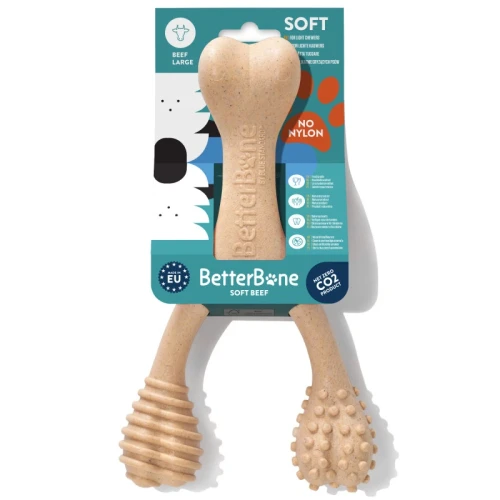 BetterBone Large Soft Beef - gryzak z bezpiecznej celulozy roślinnej