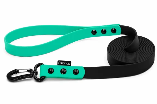 PawTex® CZARNA SMYCZ SPACEROWA / TAŚMA TRENINGOWA WODOODPORNA