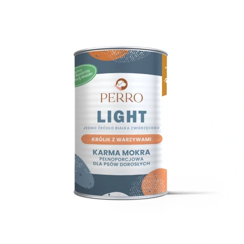 Perro Light  Królik z warzywami 400g