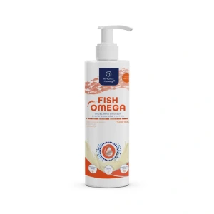 Fish Omega 250 ml Hippovet Pharmacy micelarna emulsja rybna dla psów i kotów