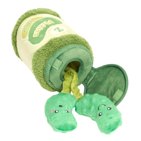 ZippyPaws Pluszowa norka Bungee Pikle - zabawka węchowa