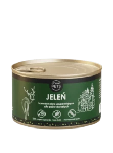 WOW!Pets Jeleń 100% mięso mięśniowe 410g - karma uzupełniająca