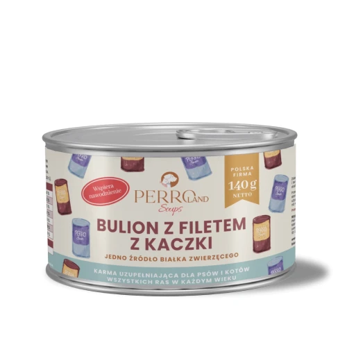 Perro Bulion z filetem z Kaczki 140g