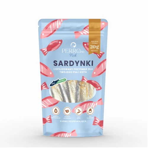 Perro Liofilizowane Sardynki 20 g PerroLand Fish
