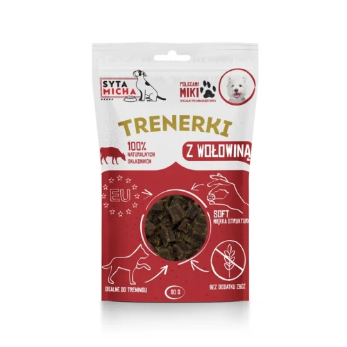 Trenerki z Wołowiną 80g Syta Micha