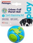Piłka Orbee Ball Planet Dog niebiesko-zielona