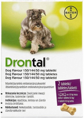 Drontal Dog Flavour 10kg 2 tabletki