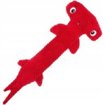 Rekin Szeleszcząca długa zabawka 51 cm czerwona