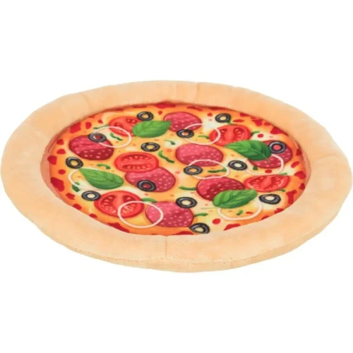 Szeleszcząca Pizza zabawka dla psa 26cm