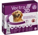 Vectra 3D dla psów 3 pipety, (25-40 kg), preparat na pchły, kleszcze, komary i moskity