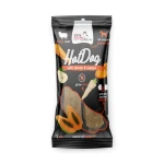 Syta Micha gryzak dla psa Hot dog z papają w skórze owcy 15cm - 2szt