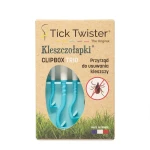 Tick Twister Kleszczołapki ClipBox TRIO niebieskie 3 sztuki + etui