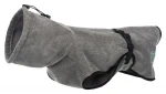 Szlafrok dla psa z Frotte Szary M Trixie (50cm długość)